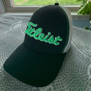 SOLD******GREEN AND BLACK TITLEIST HAT